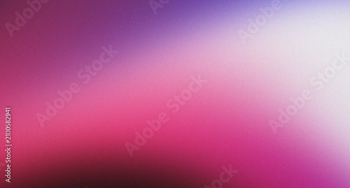 Abstract background presenting a vivid and smooth gradient transitioning from purple to bright pink and fading into white, accented with a subtle grainy overlay for texture.