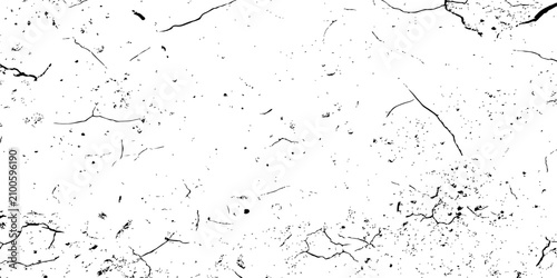 Quadro su tela Grunge Cracked Dry Earth Texture Background Showing Arid Soil and Drought Damage ideal for backgrounds, environmental concepts, and design overlays white background