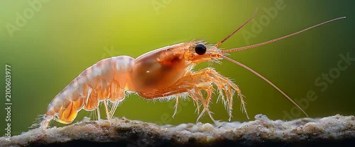 Panel kuchenny z motywem Tiny shrimp on a rock