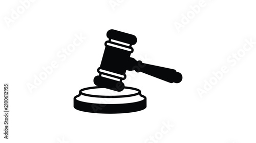 Photography Black Gavel And Sounding Block Silhouette judgement