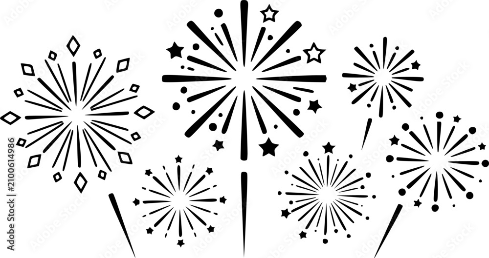 Obraz premium set of vector snowflakes