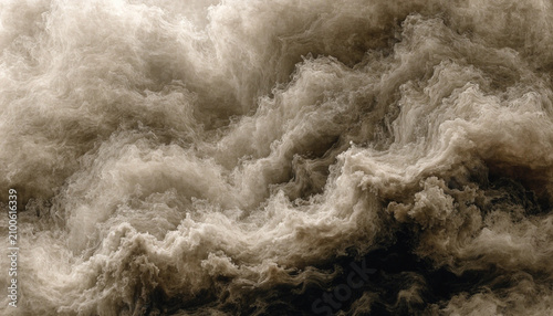 flowing water flowing into the wind