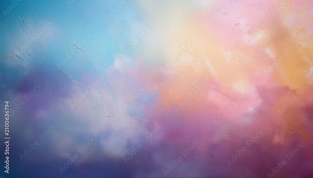 Fototapeta premium Subtle Ombre Effect With Chalky Paint Textures Creating A Soft Dreamy Gradient That Transitions Gently Between Hues