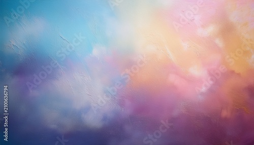 Subtle Ombre Effect With Chalky Paint Textures Creating A Soft Dreamy Gradient That Transitions Gently Between Hues