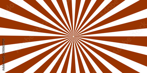 Cuadro en lienzo A radial burst of brown and white lines emanates from a central point, creating a dynamic and hypnotic graphic background