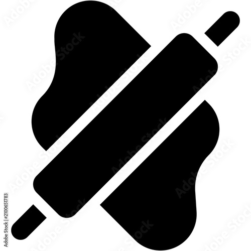 Obraz na płótnie Rolling pin Icon - Vector Graphic Design