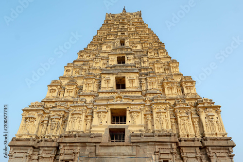 Virupaksha Temple at Hampi UNESCO World Heritage Site Karnataka India Ancient Hindu Temple Architecture