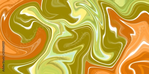 Colorful Abstract Marble Swirl Fluid Art Background