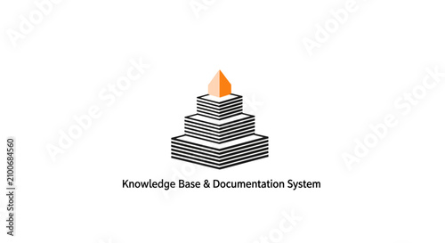 Tableau sur toile Burning stack of books knowledge.