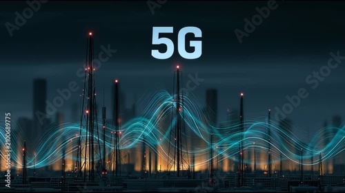 Imagine a bustling city where 5G technology connects everything. The lights flicker and data flows, showing the power of modern networks in action.