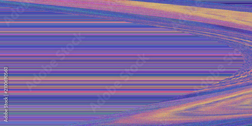 Abstract purple background with colorful horizontal lines