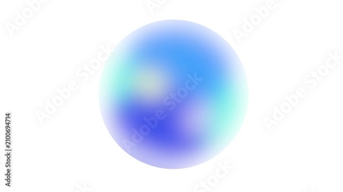 AI Orbs Abstract Glowing Spheres Seamless Loop Animation Background