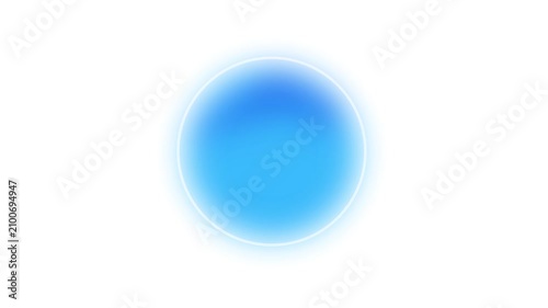 AI Orbs Abstract Glowing Spheres Seamless Loop Animation Background
