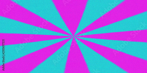 Pink and blue sunburst background design