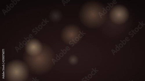Coffee Brown Earth Tone Bokeh Vector Loop