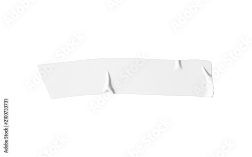 Canvastavla Sticker strip, horizontal pale sticker, light-toned strip with subtle vertical folds, creative overlay element