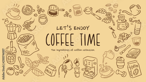 Bild auf Leinwand COFFEE TIME