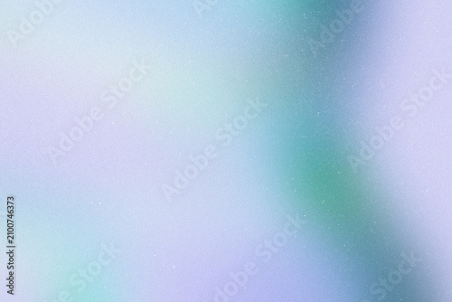 Abstract pastel lavender and ice blue gradient background with glowing cyan light leak and heavy grainy noise texture