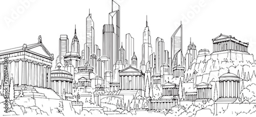 Fotografie City landscape