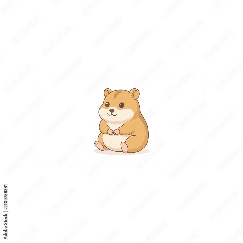 Obraz premium Hamster Illustration