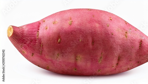 Sweet Potato Yam Isolated On White Background Full Depth Of Field