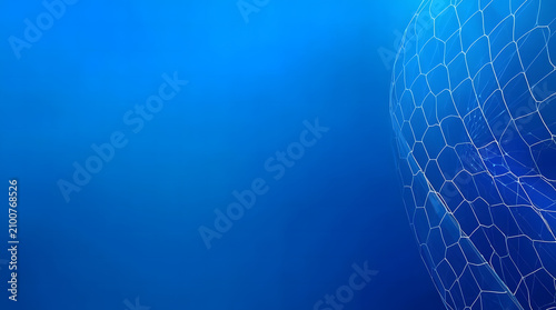 Futuristic Abstract Design with Hexagonal Grid and Gradient Colors