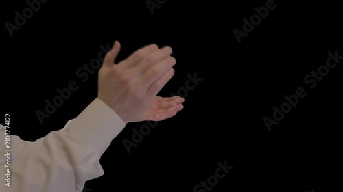 Business Slow Clap Clapping Hands Profile Gesture