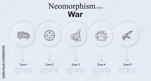 Foto War set icon