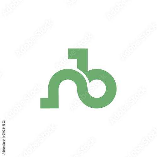 Logo Letter nb Simple Minimalist