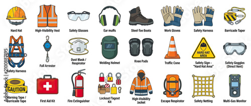 Workplace Safety Equipment and Gear Collection