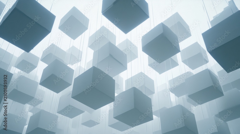 Obraz premium Ordered Arrays of Nanoscale Transistors on Silicon Wafer