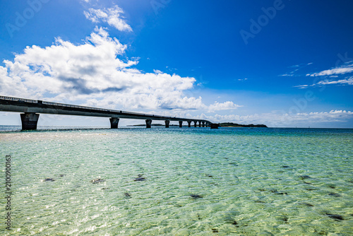 宮古島　池間大橋狩俣駐車場から望む絶景