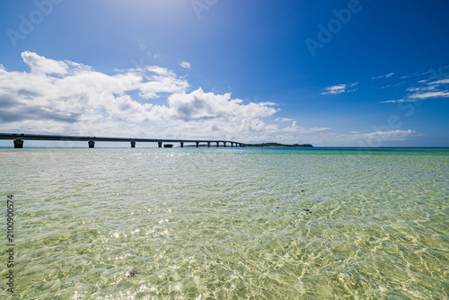 宮古島　池間大橋狩俣駐車場から望む絶景