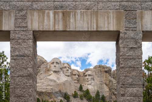 Mount Rushmore  National Monument in South Dakota, USA, America. Stunning views of this incredible carving in southern South Dakota.