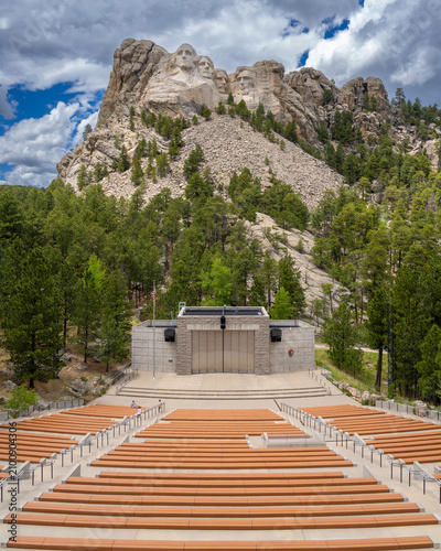 Mount Rushmore  National Monument in South Dakota, USA, America. Stunning views of this incredible carving in southern South Dakota.