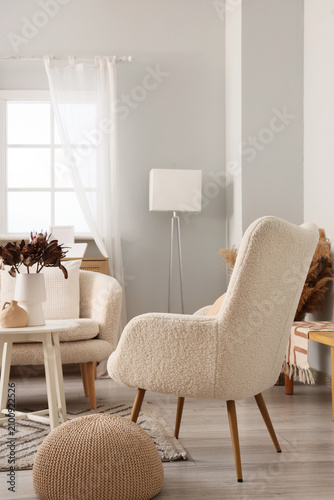 Interior of stylish living ...