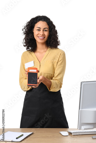 Female African-American cas...