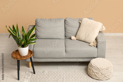 Interior of living room wit...