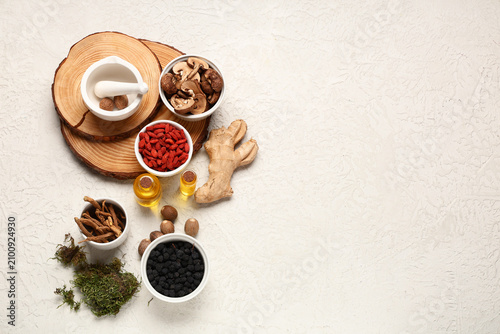 Composition with dried berr...