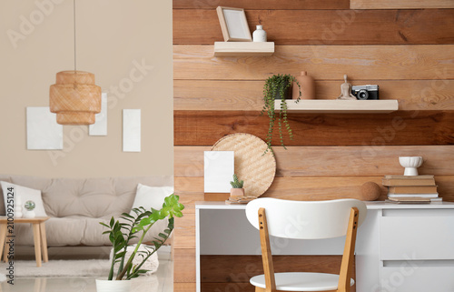 Interior of studio apartmen...