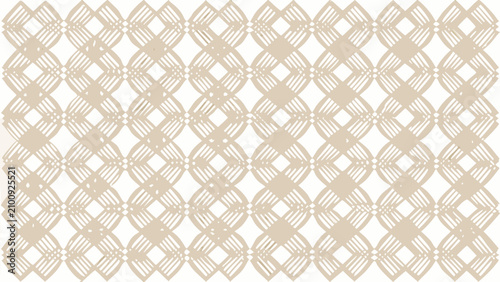 фотографія Interlocking circle pattern on a white background geometric tessellation