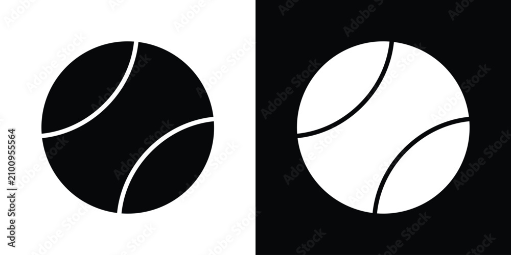 Fototapeta premium Tennis ball icon