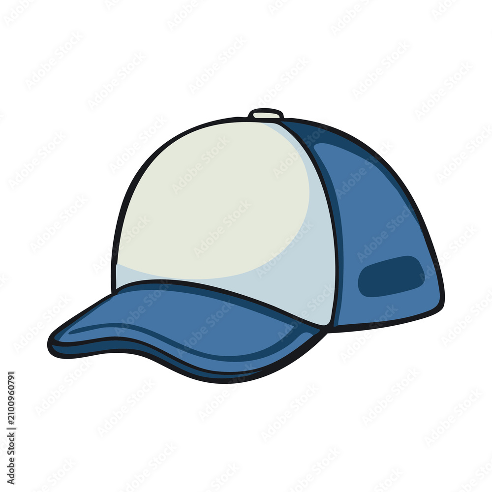 Fototapeta premium Baseball Cap Sports Accessory Icon