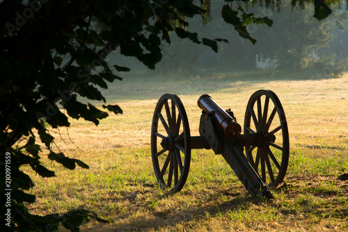 Fotografía Cannon, Civil War Re-enactment, Willamette Mission State Park, Oregon