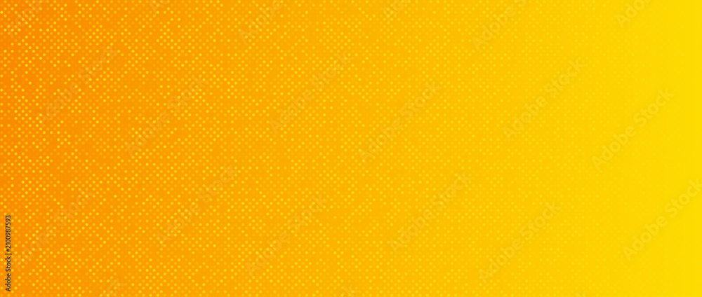 Fototapeta premium Orange halftone dots abstract background. Gold disco background. Vector Ilustration