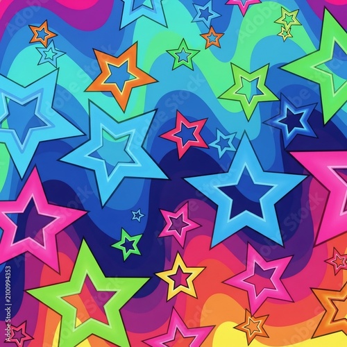 Cosmic Cascade of Chromatic Stars