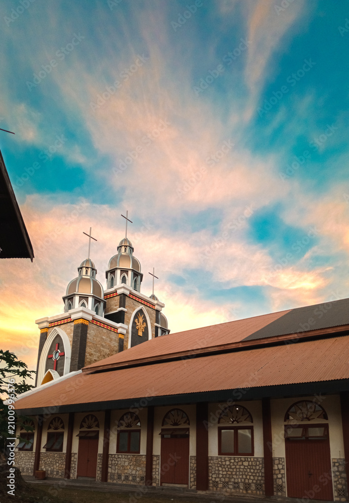 Fototapeta premium church in the city