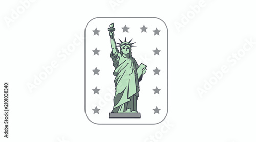 statue of liberty icon, american symbol