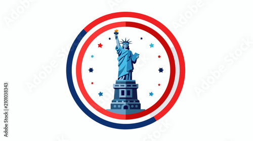 statue of liberty icon, american symbol