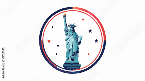 statue of liberty icon, american symbol